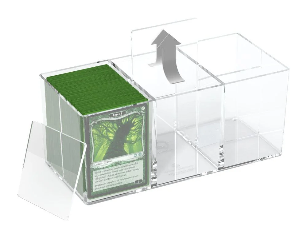 Ultimate Guard Stack'n'Safe 480 (6 x 80 sleeved cards with removable dividers) 223 x 98 x 102 mm